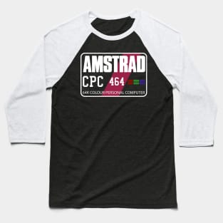 Retro Computer Games Amstrad CPC 464 Personal Computer Baseball T-Shirt